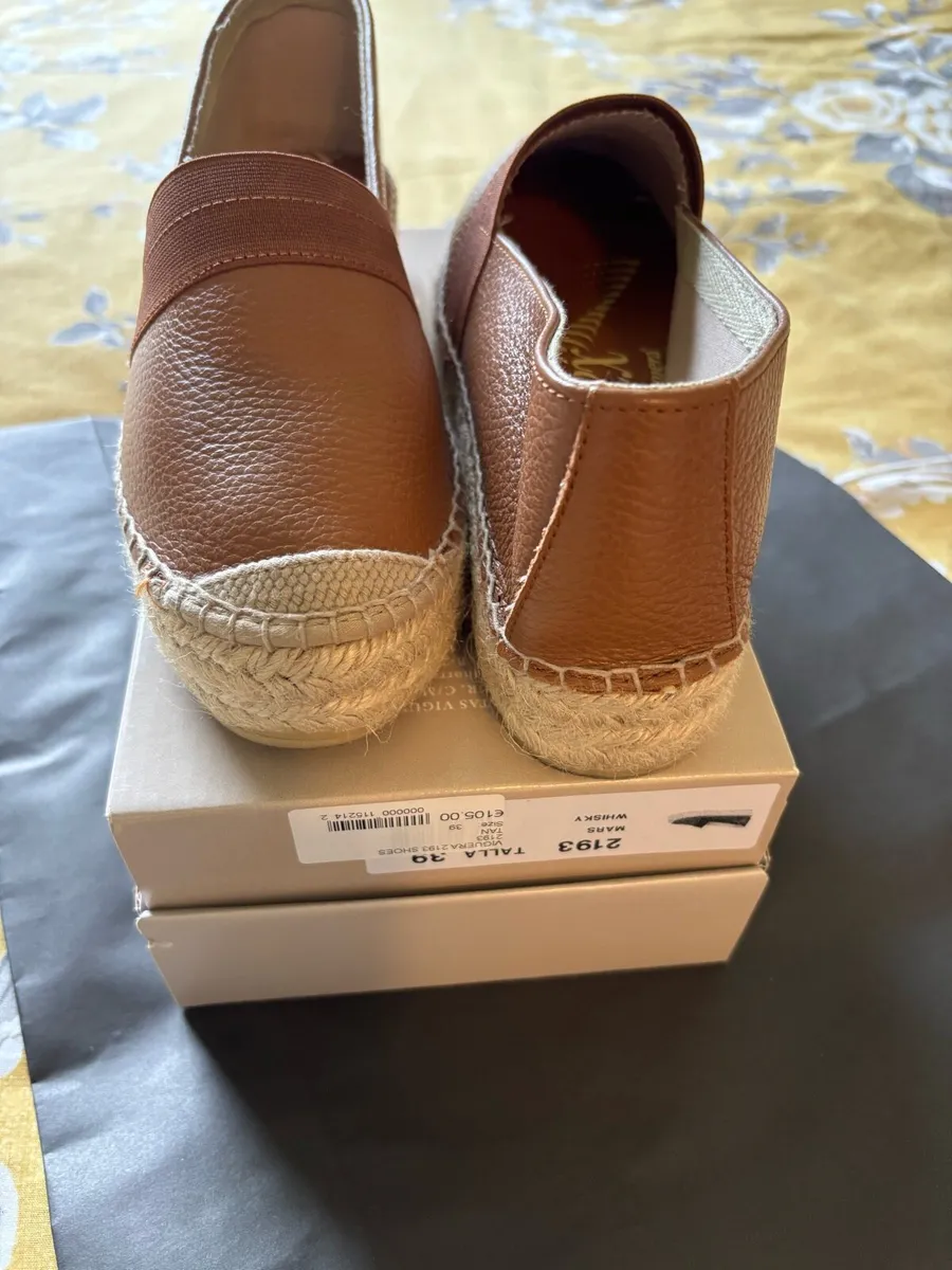 Viguera Tan flatform espadrilles - Image 4