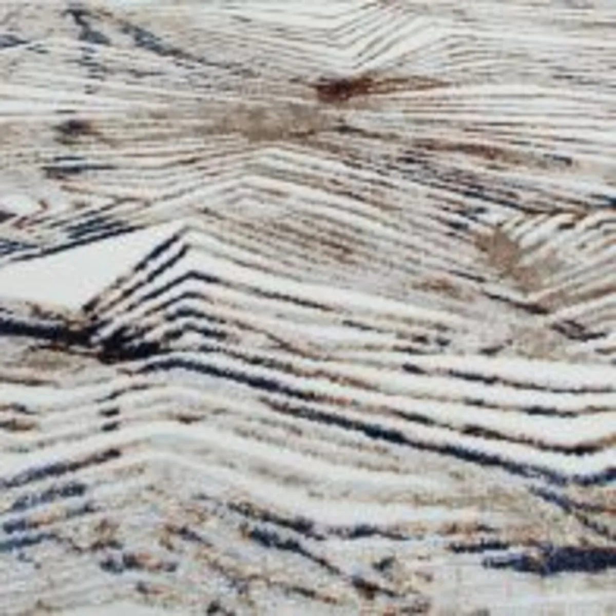 Modern Beige, Brown & Blue Rug – 200x300 cm - Image 2