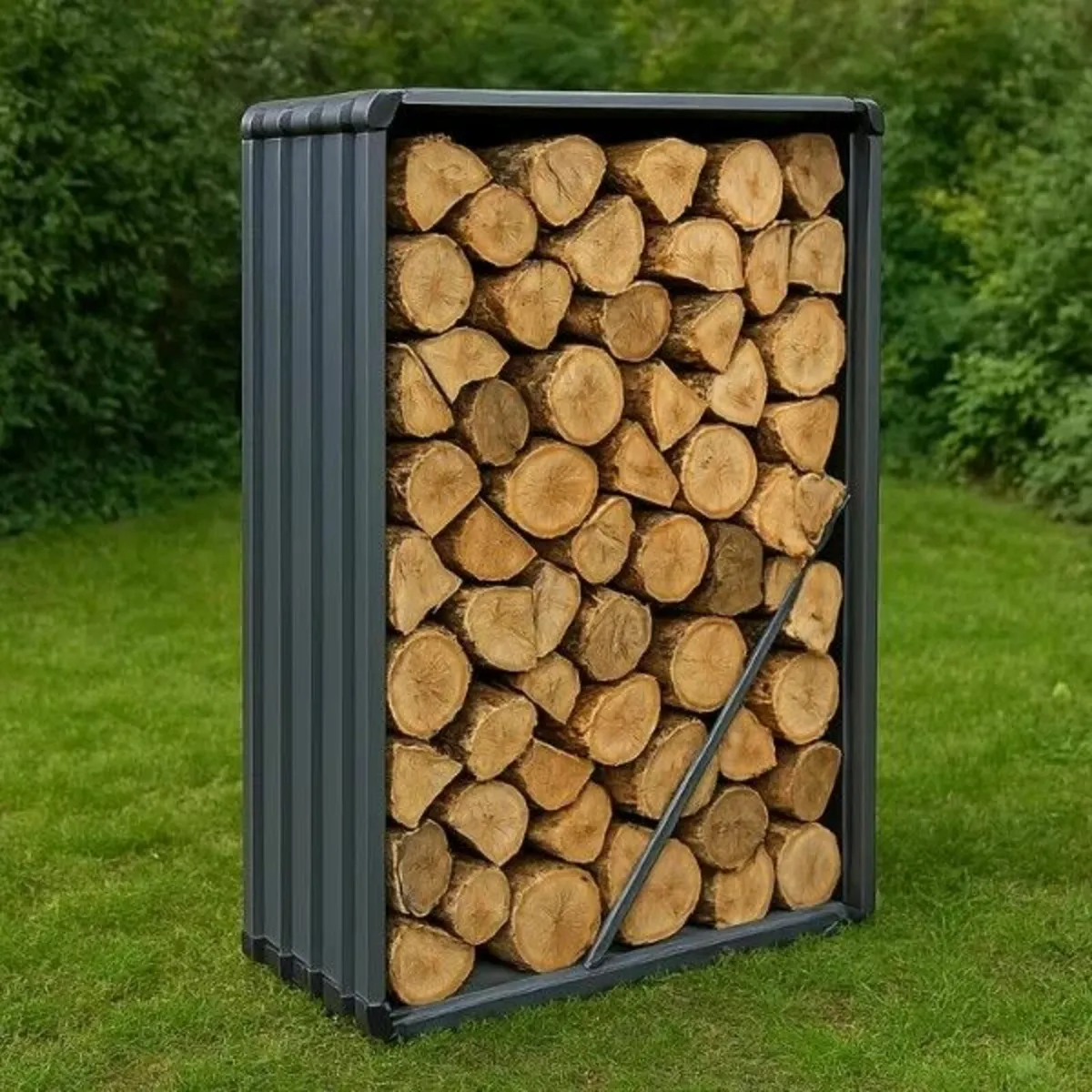 Log Storage & Garden Raised Bed - Image 2