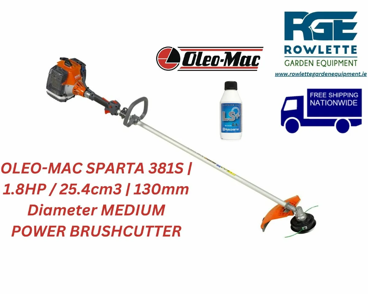Oleo-Mac Sparta 381S 1.8hp / 36.2cc Medium Power - Image 1