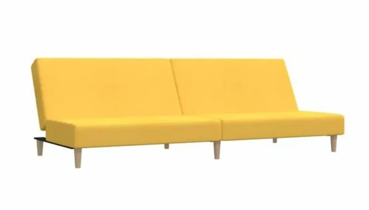 17 Stories Sleeper Sofa 2-Seater with Ottoman - Image 3