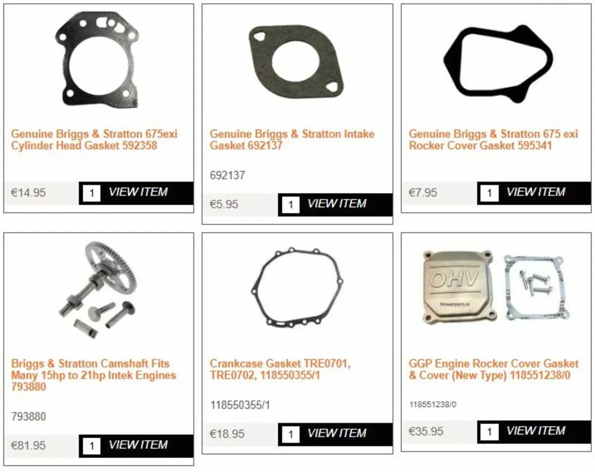 Briggs & Stratton Spare Parts - Image 2