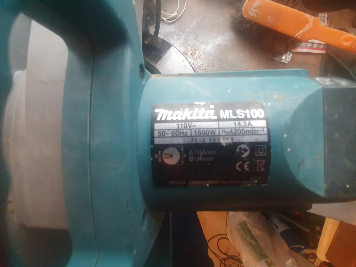 Makita chop saw 110v - Image 3
