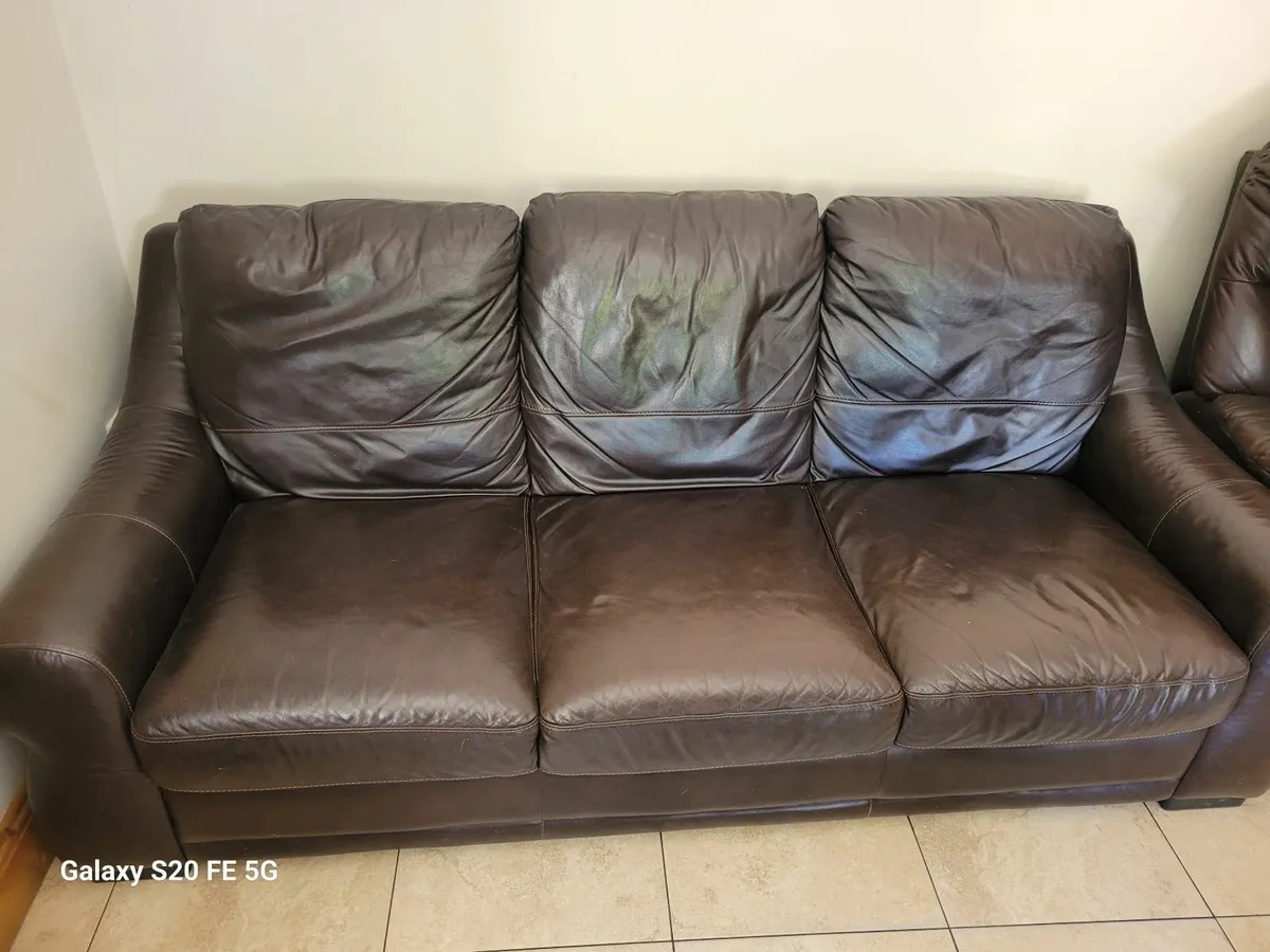 Leather sofa - Image 1