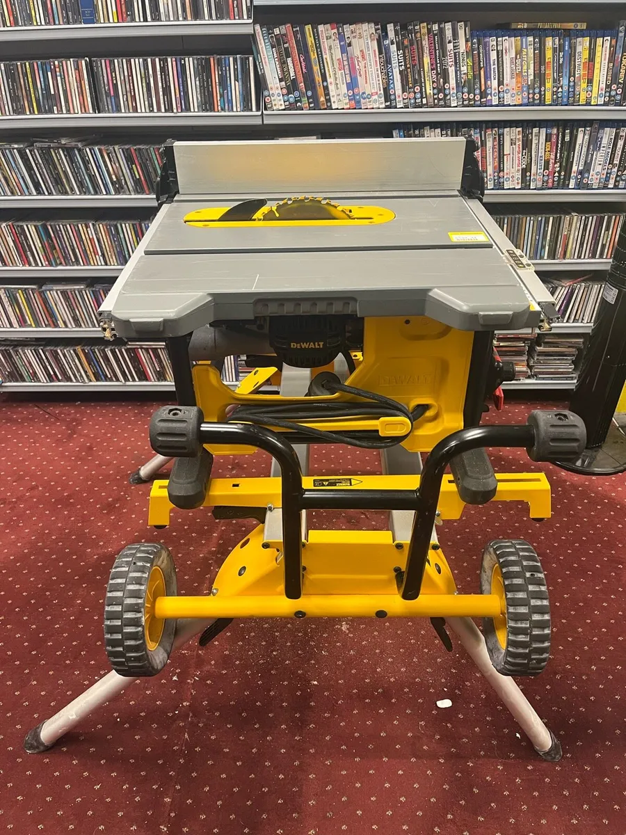 DeWalt Table Saw with Trolley Stand - Image 3