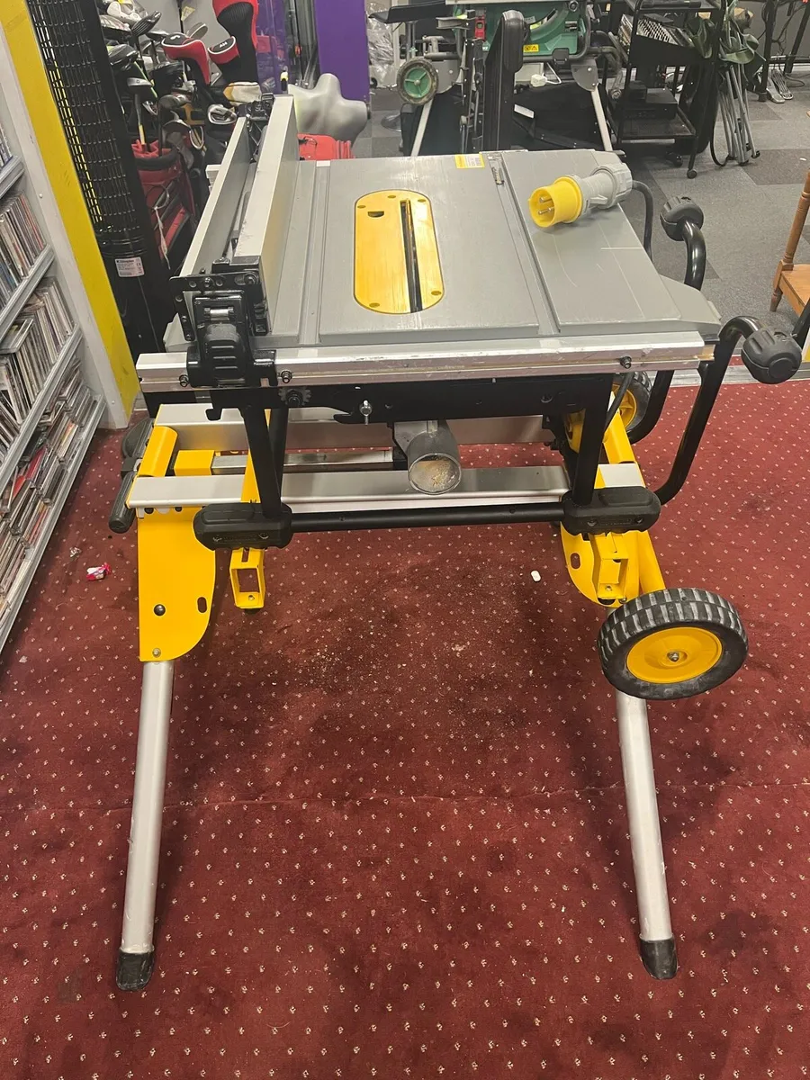DeWalt Table Saw with Trolley Stand - Image 4