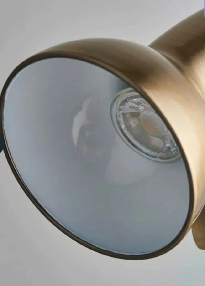 Amalfi 47cm USB Antique Brass Desk Table Lamp - Image 2