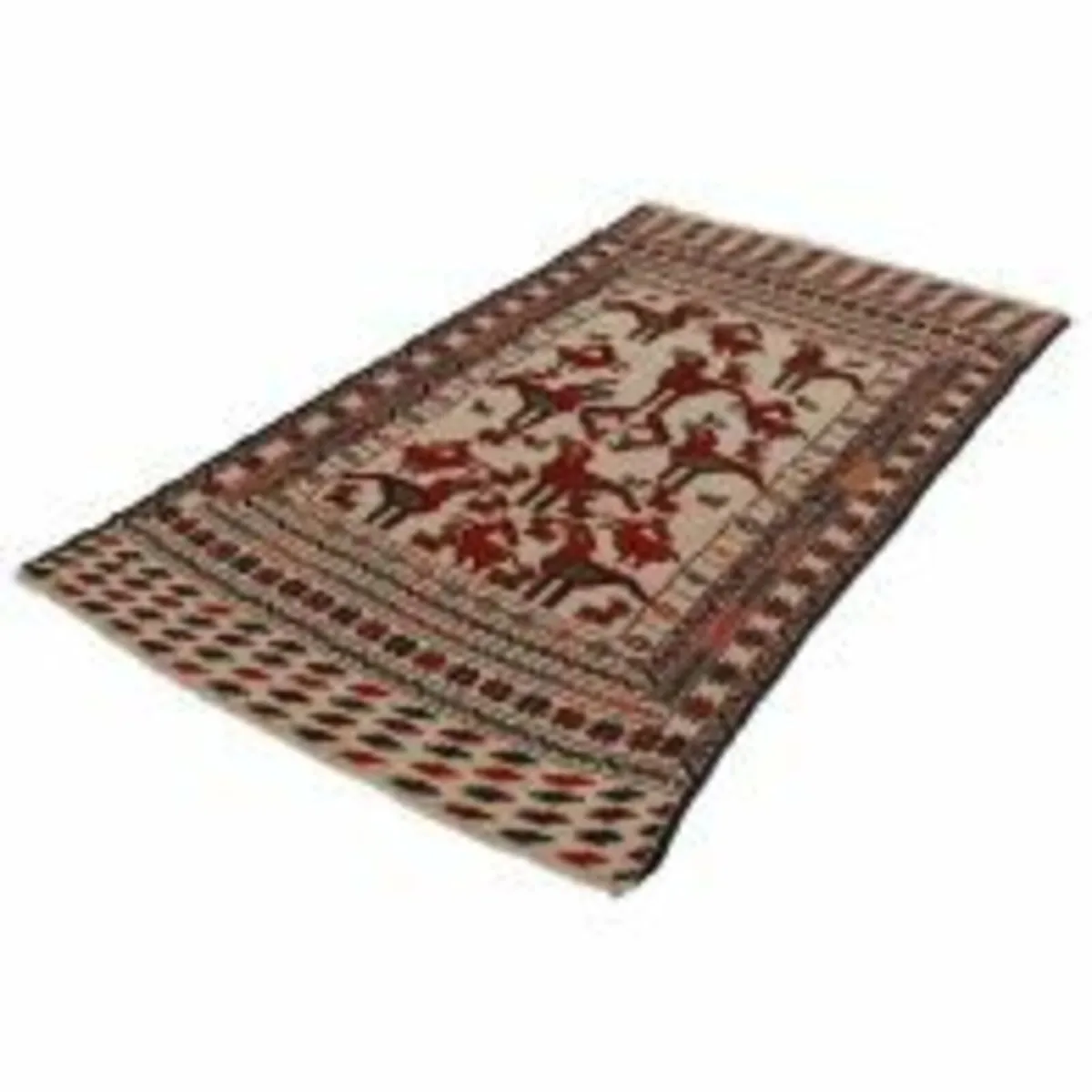 Rug Afghan Tribal Kilim Wool Rug Adarskan Handwove - Image 2