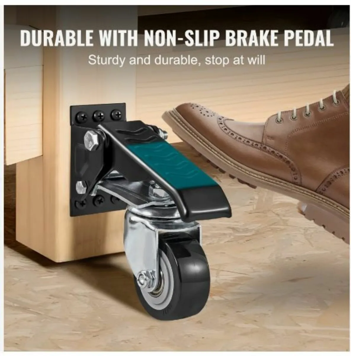 Workbench Caster Wheels, 165 lbs Load Capacity - Image 4