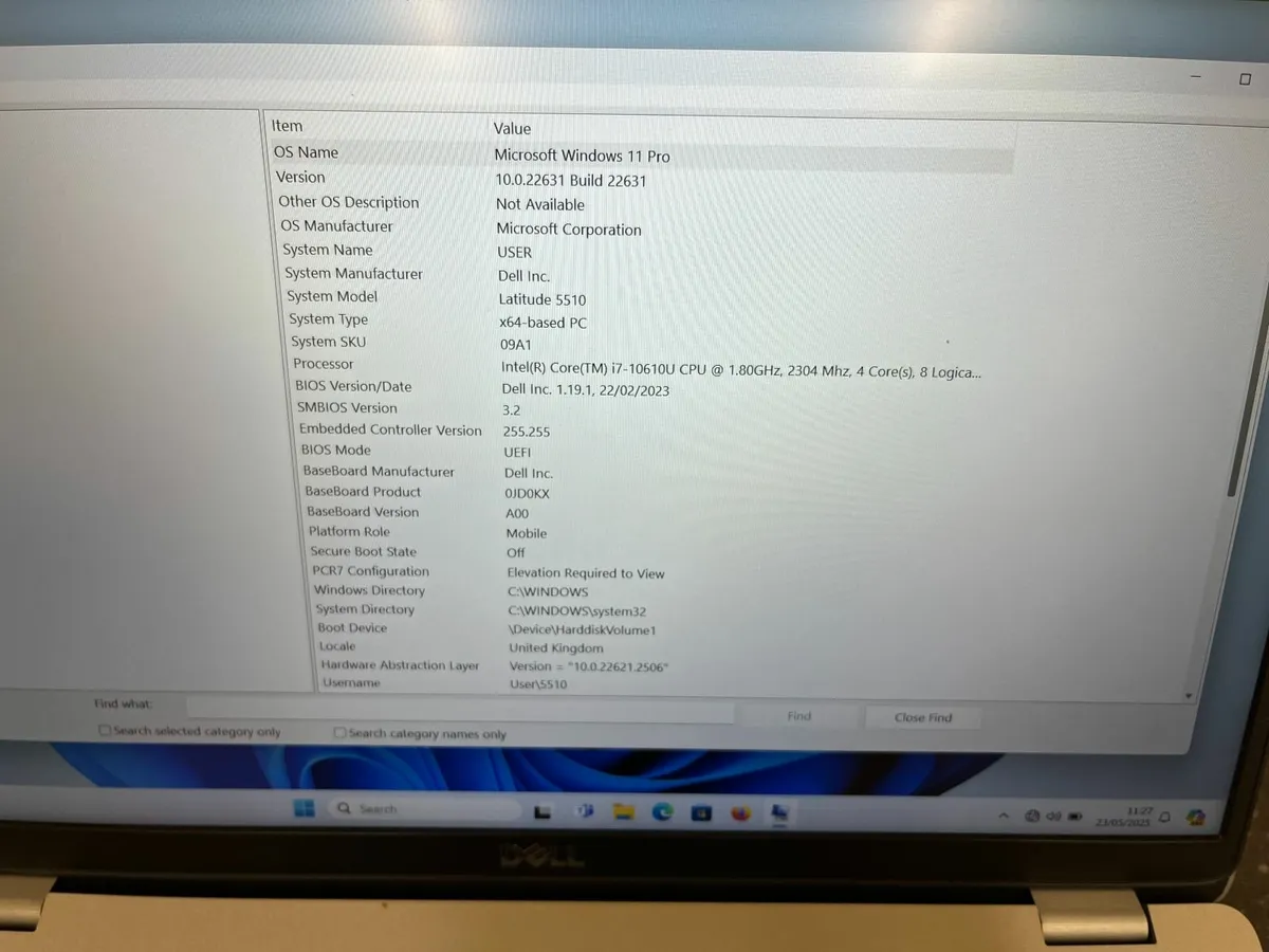 Dell Latitude 5510 i7 Laptop - Image 4