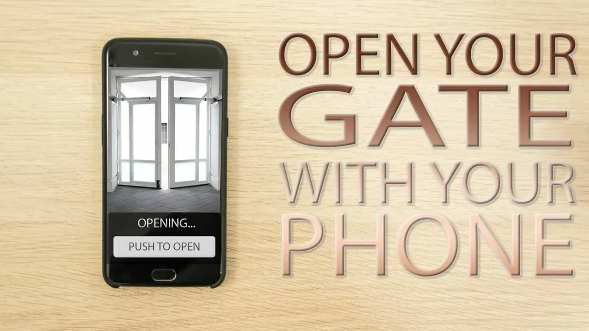Open Your Gate with your phone - Image 1
