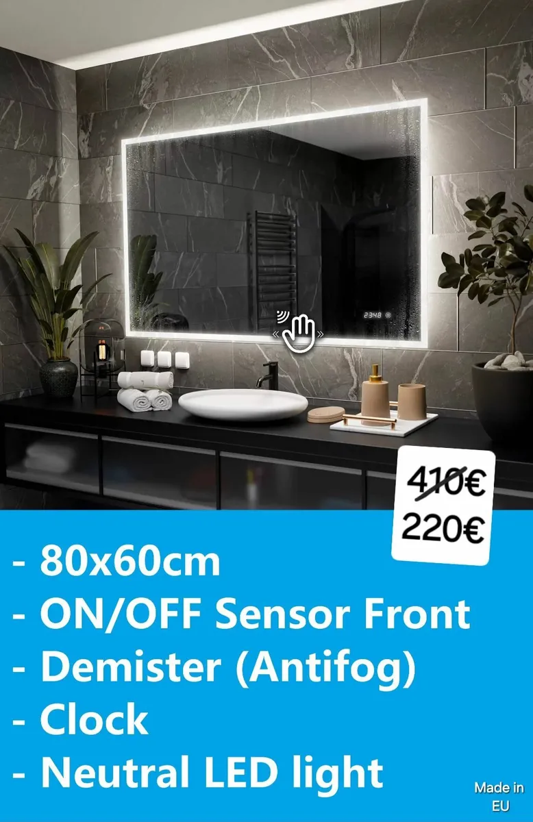 LED Bathroom Mirror - Image 1