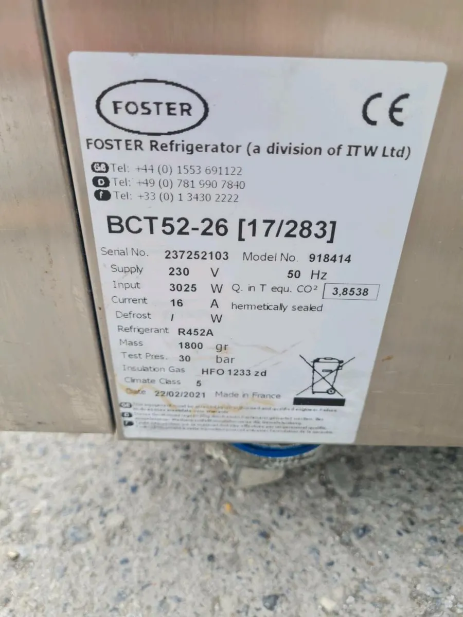 Foster BCT52-26 (17/283) Blast Chiller - Image 3