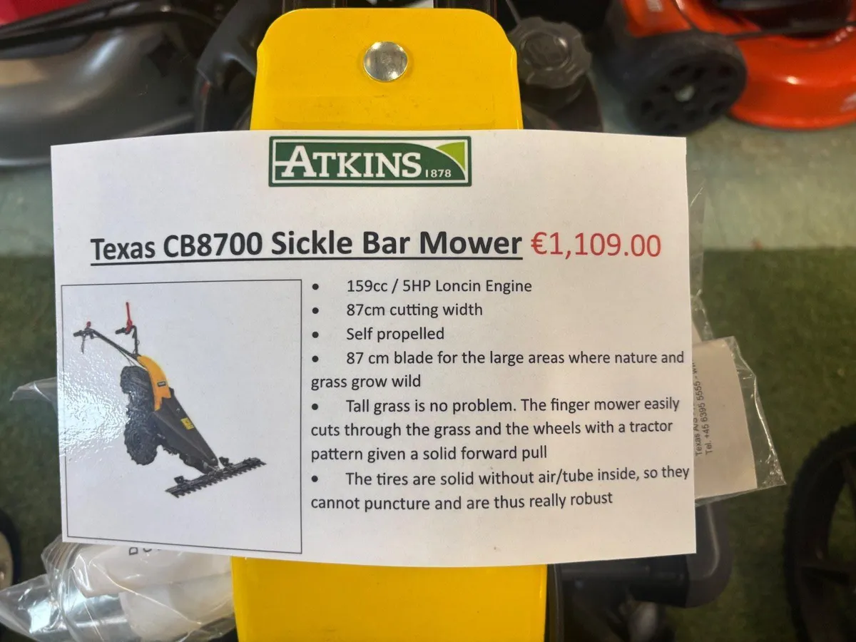 Sickle back mower - Image 1