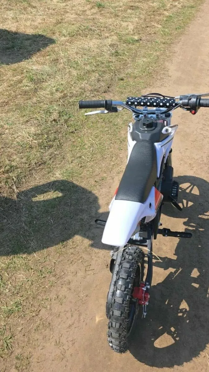 Petrol mini dirt bike scrambler for children - Image 2