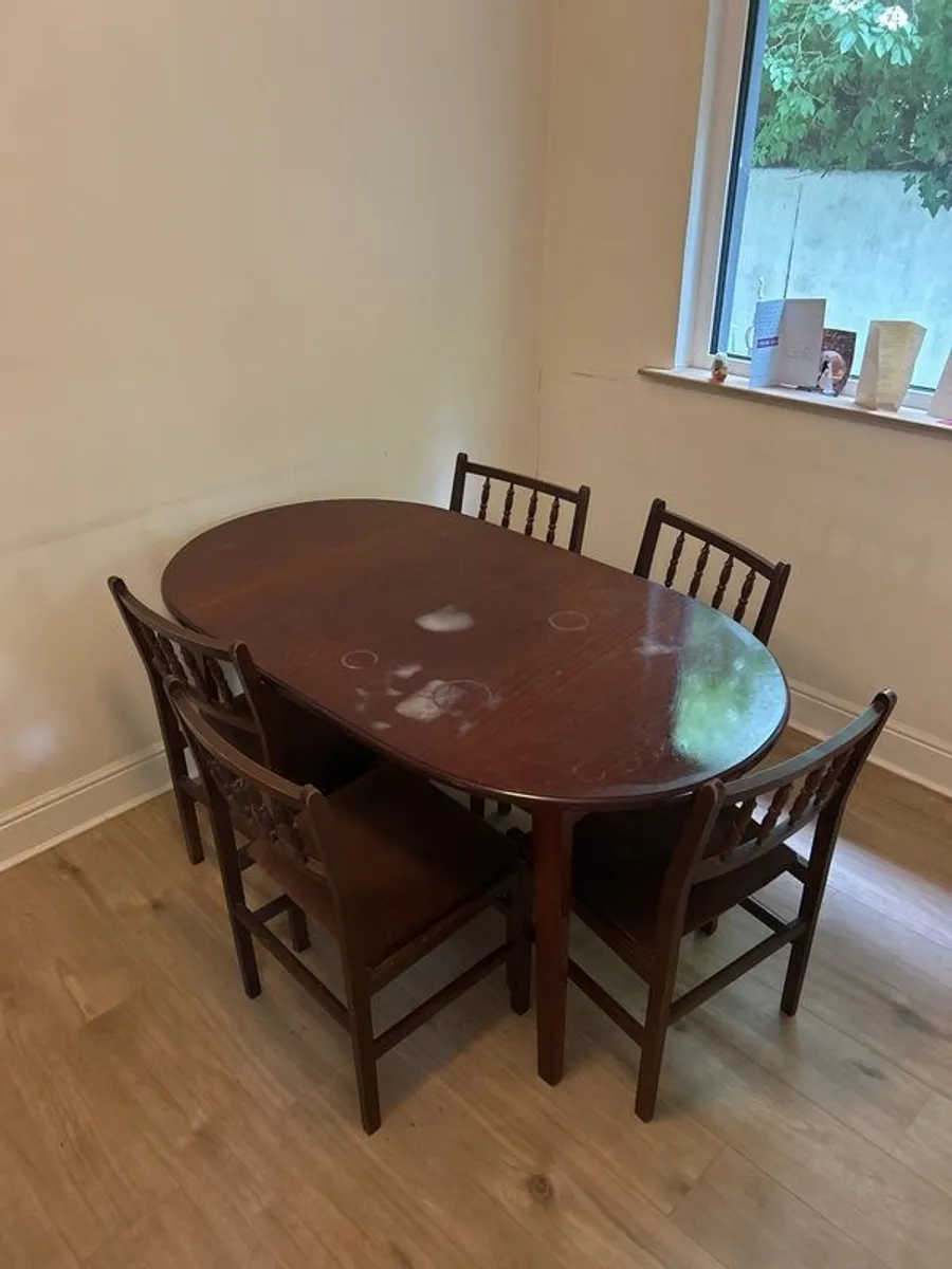 Dining Table And Six Chairs - Image 1