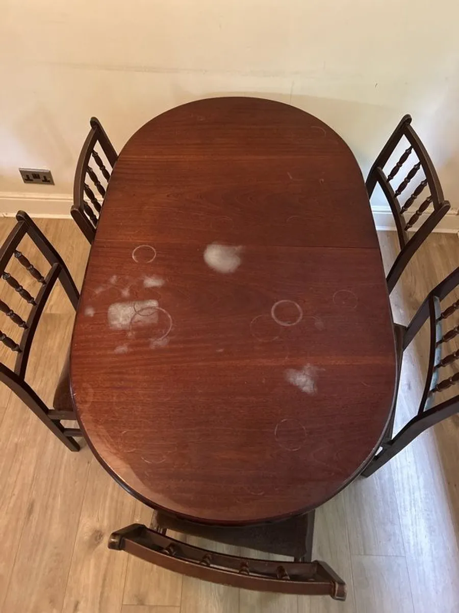 Dining Table And Six Chairs - Image 2