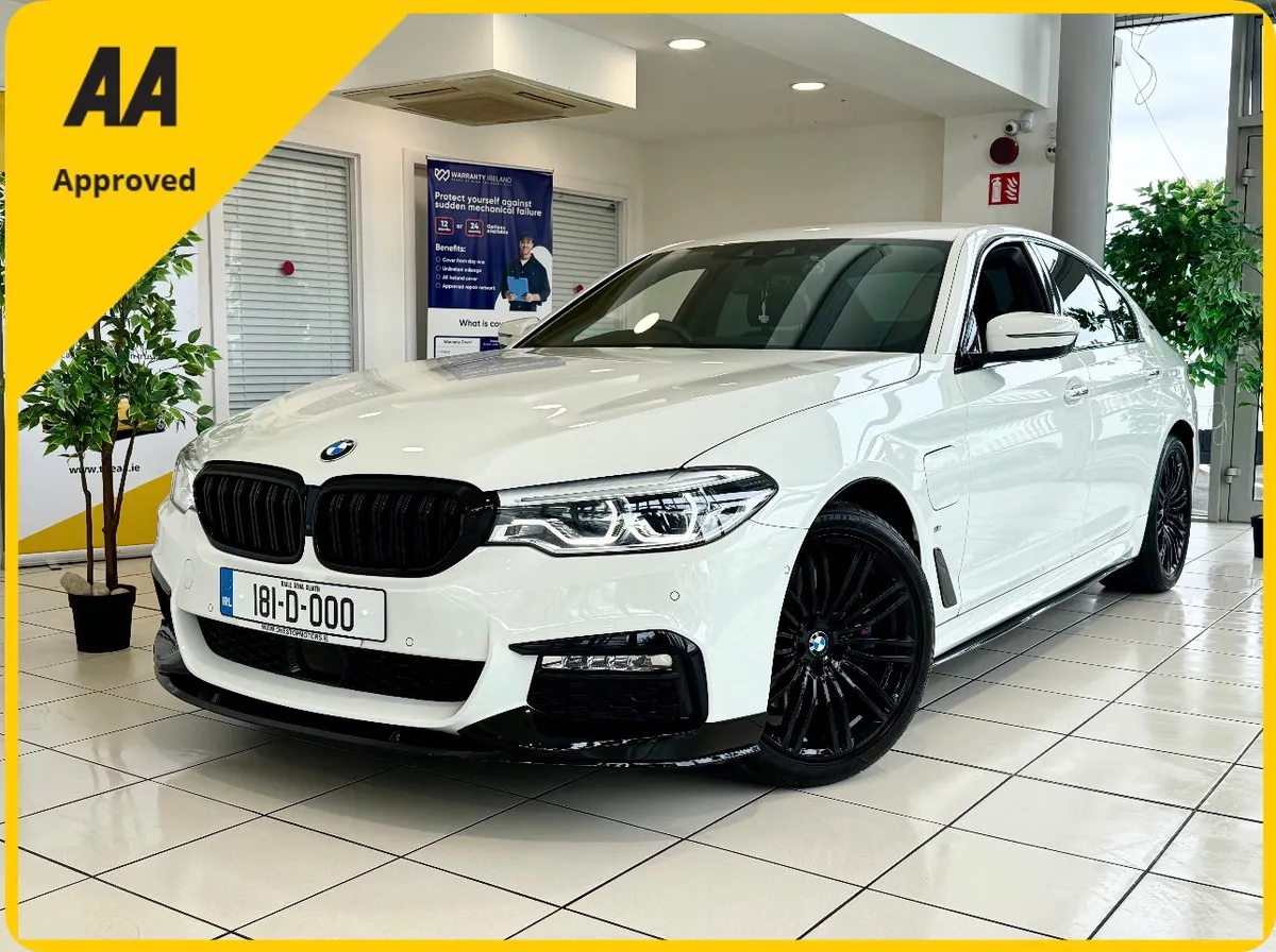 2018 BMW 530E G30 MSPORT HEADSUP/LEATHER/360 CAM - Image 1