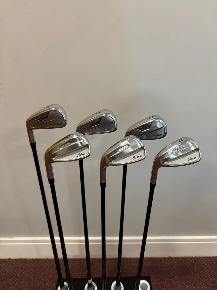 Left Hand Titleist T100s T200 Combo Irons 6-48deg - Image 1