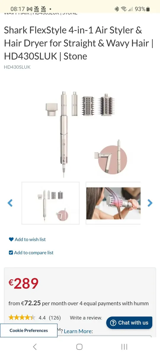 Shark FlexStyle 4 in 1 Hair Styler - Image 2
