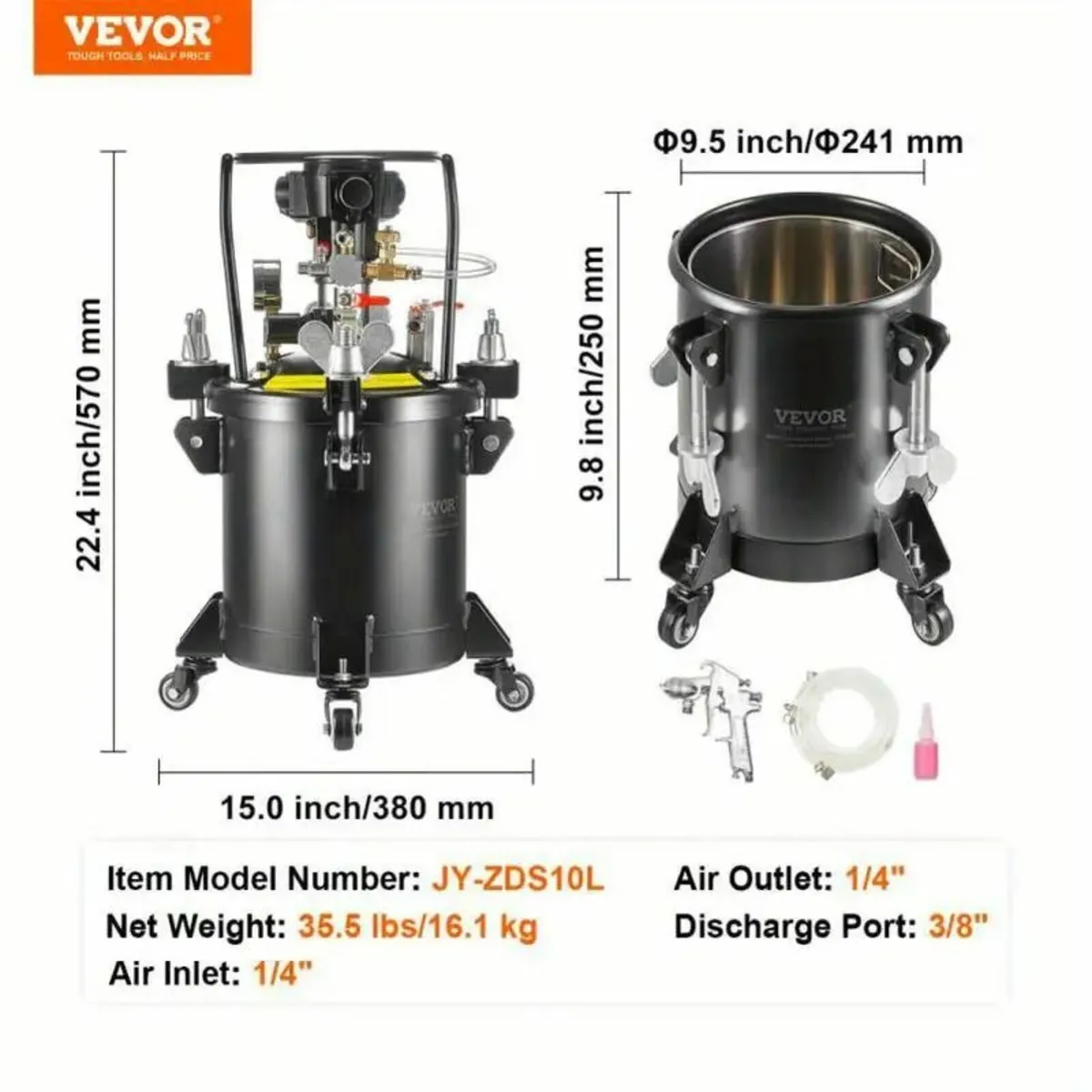 Spray Paint Pressure Pot Tank - Image 3