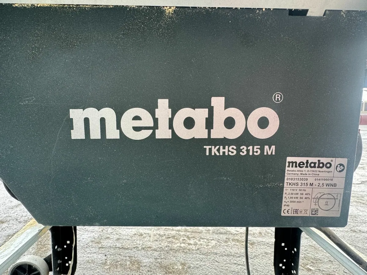 Metabo Table Saw - Image 4