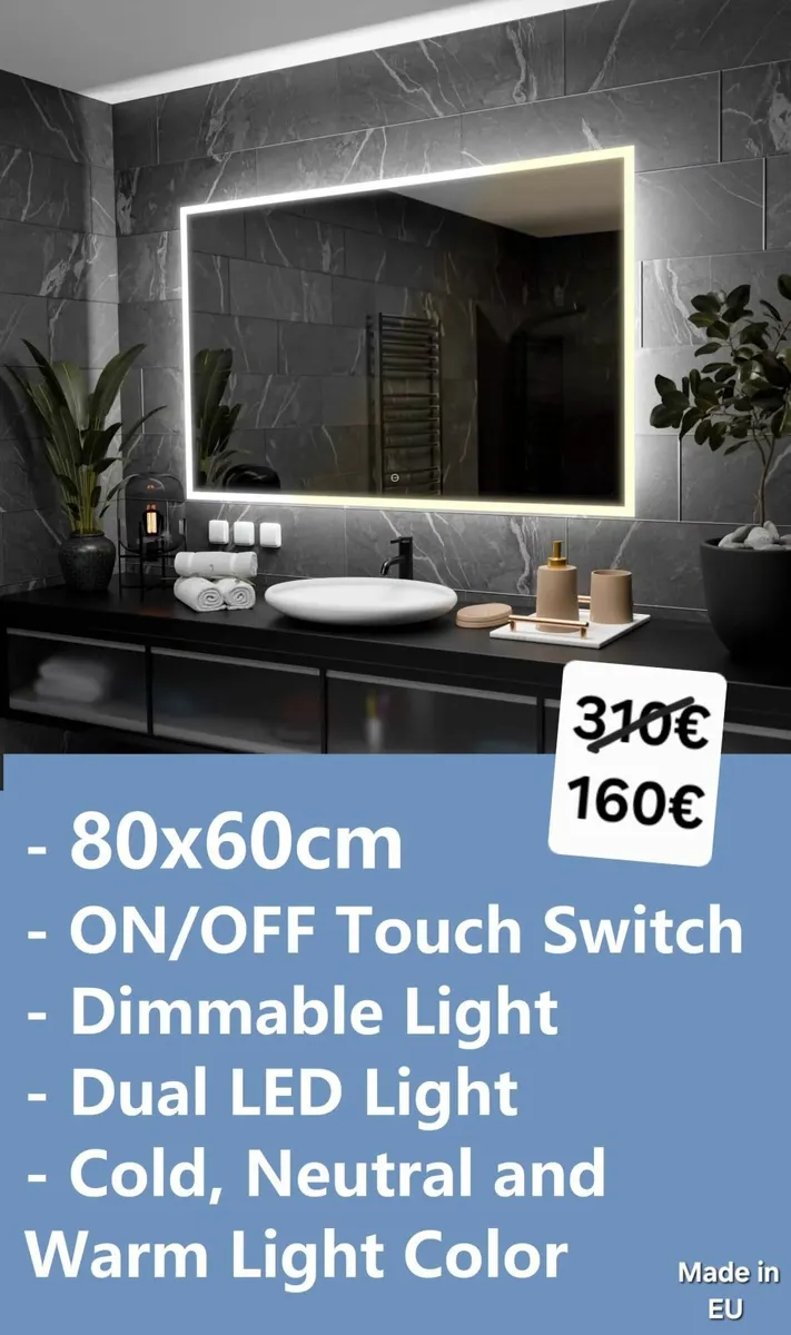 LED Bathroom Mirror - Image 1