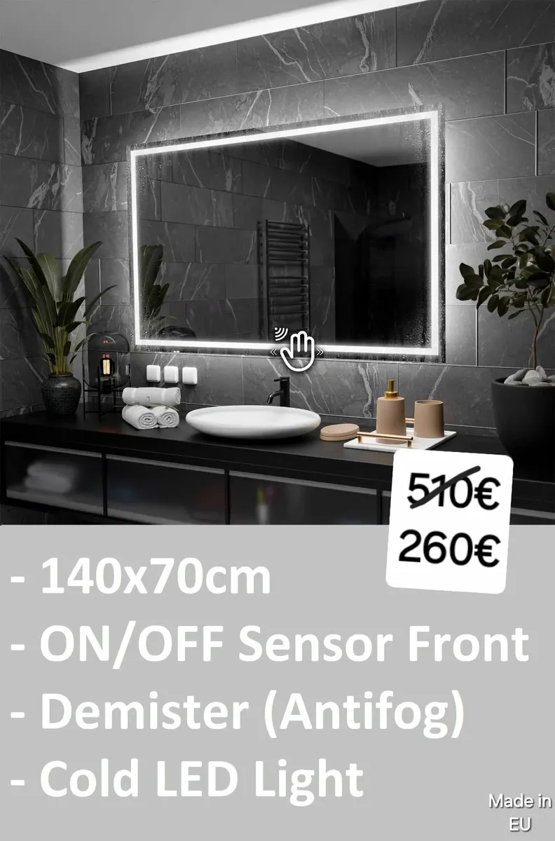 LED Bathroom Mirror - Image 1
