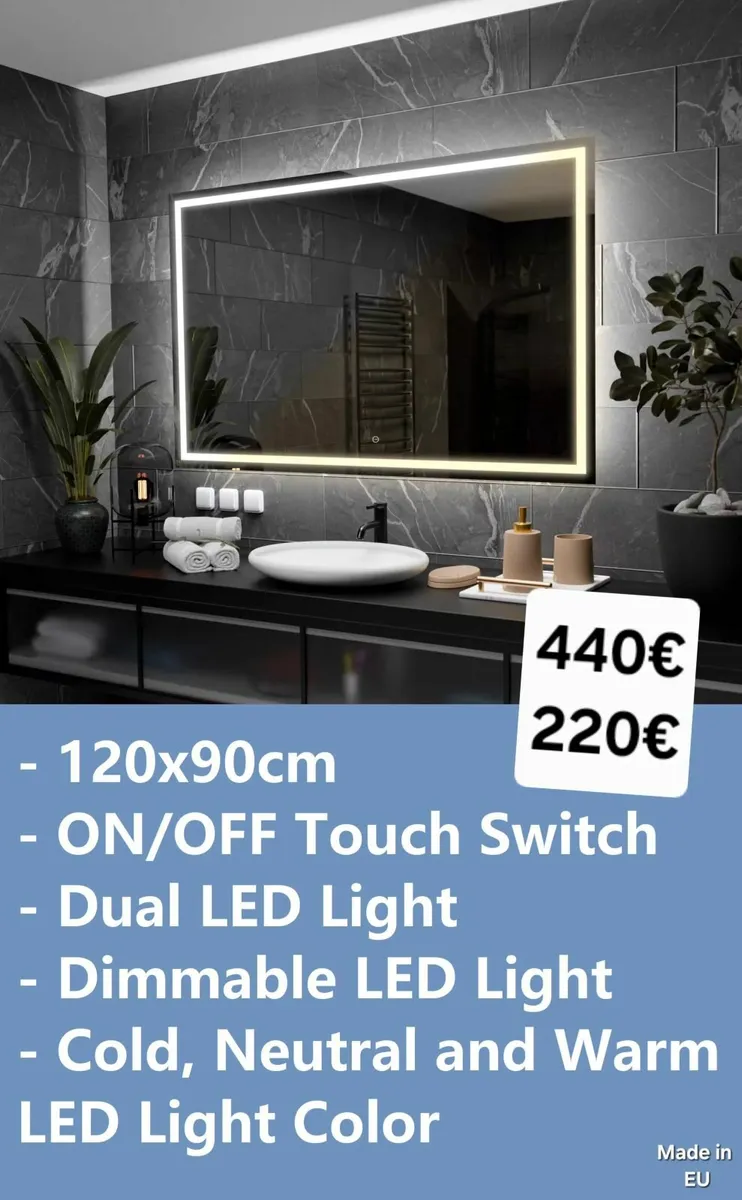 LED Bathroom Mirror - Image 1