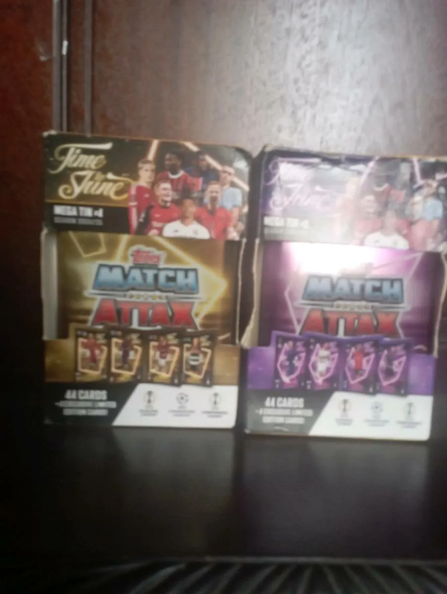 MACH ATTAX TRADING CARDS #1 #2 #3 #4 - Image 1