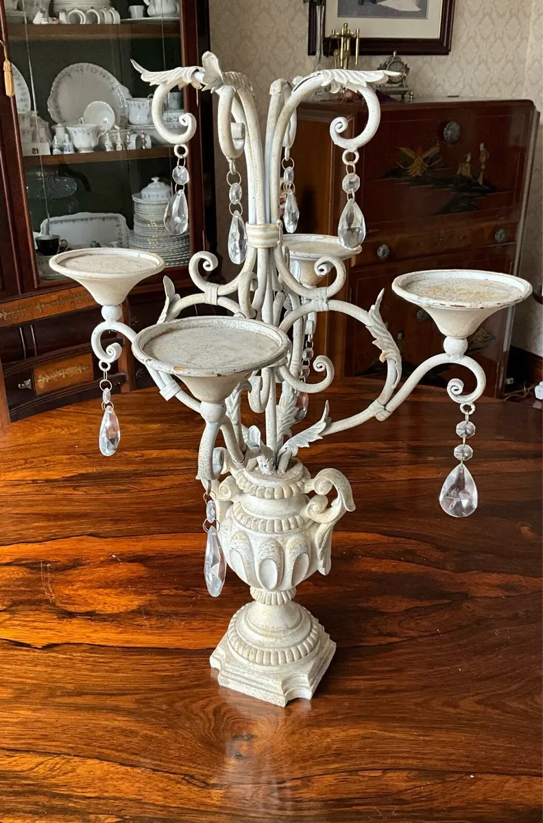 Shabby Chic Centrepiece Candelabra - Image 1