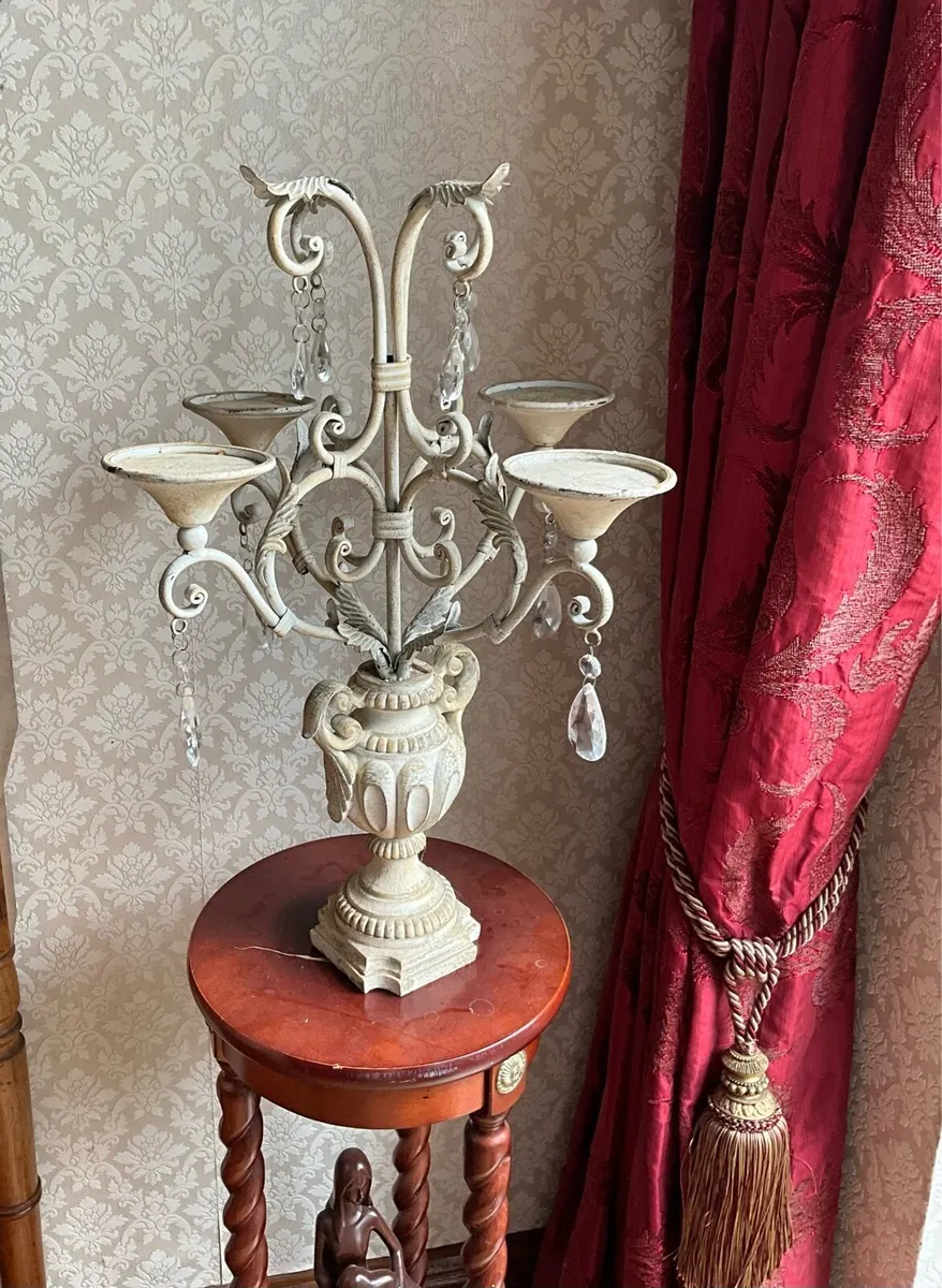 Shabby Chic Centrepiece Candelabra - Image 3