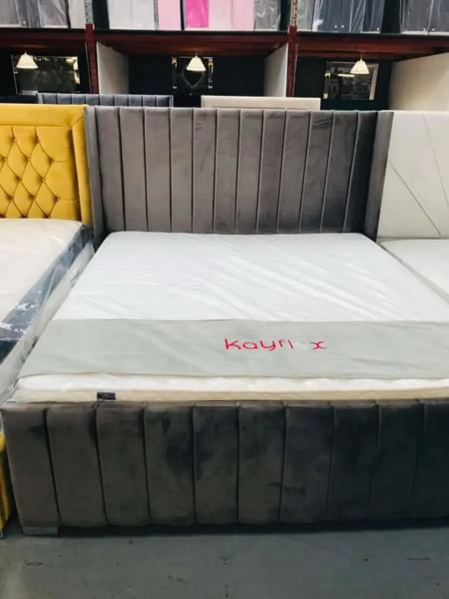 Frame Wingback Beds Free Delivery - Image 4