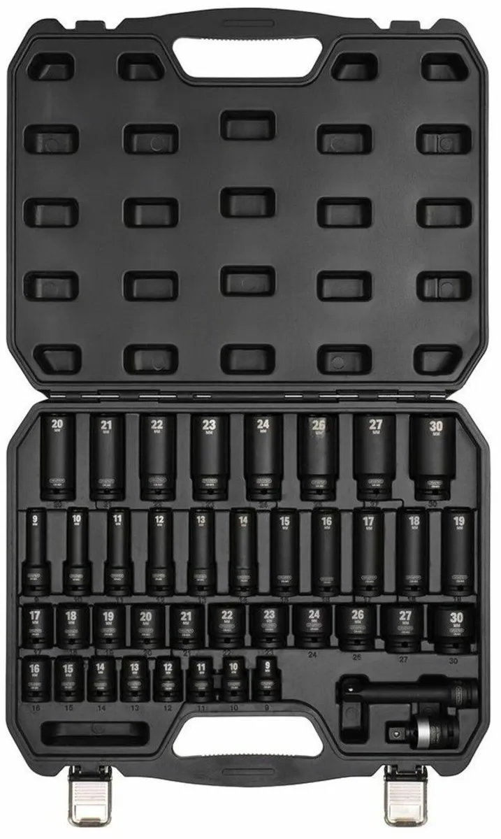 Draper Hi-TORQ® Impact Socket Set, 1/2" Sq. Dr. - Image 2