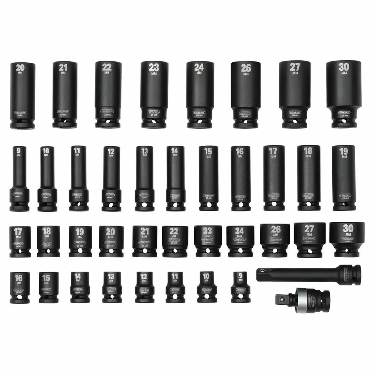 Draper Hi-TORQ® Impact Socket Set, 1/2" Sq. Dr. - Image 3