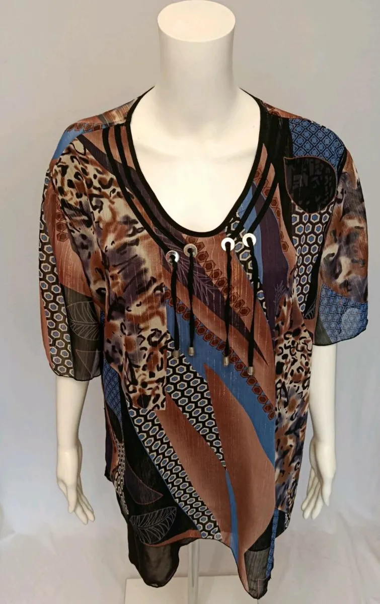 Multicoloured blouse - Image 1