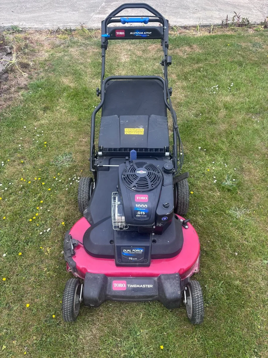 Dual Self propelled Toro mower - Image 2