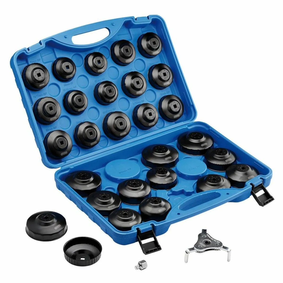 Draper Oil Filter Cap Wrench Set (30 Piece) (27752 - Image 2