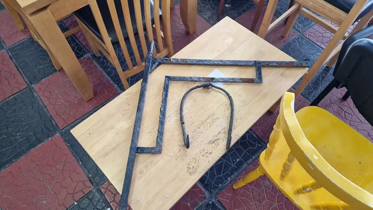 Forged Fire Crane - Image 2