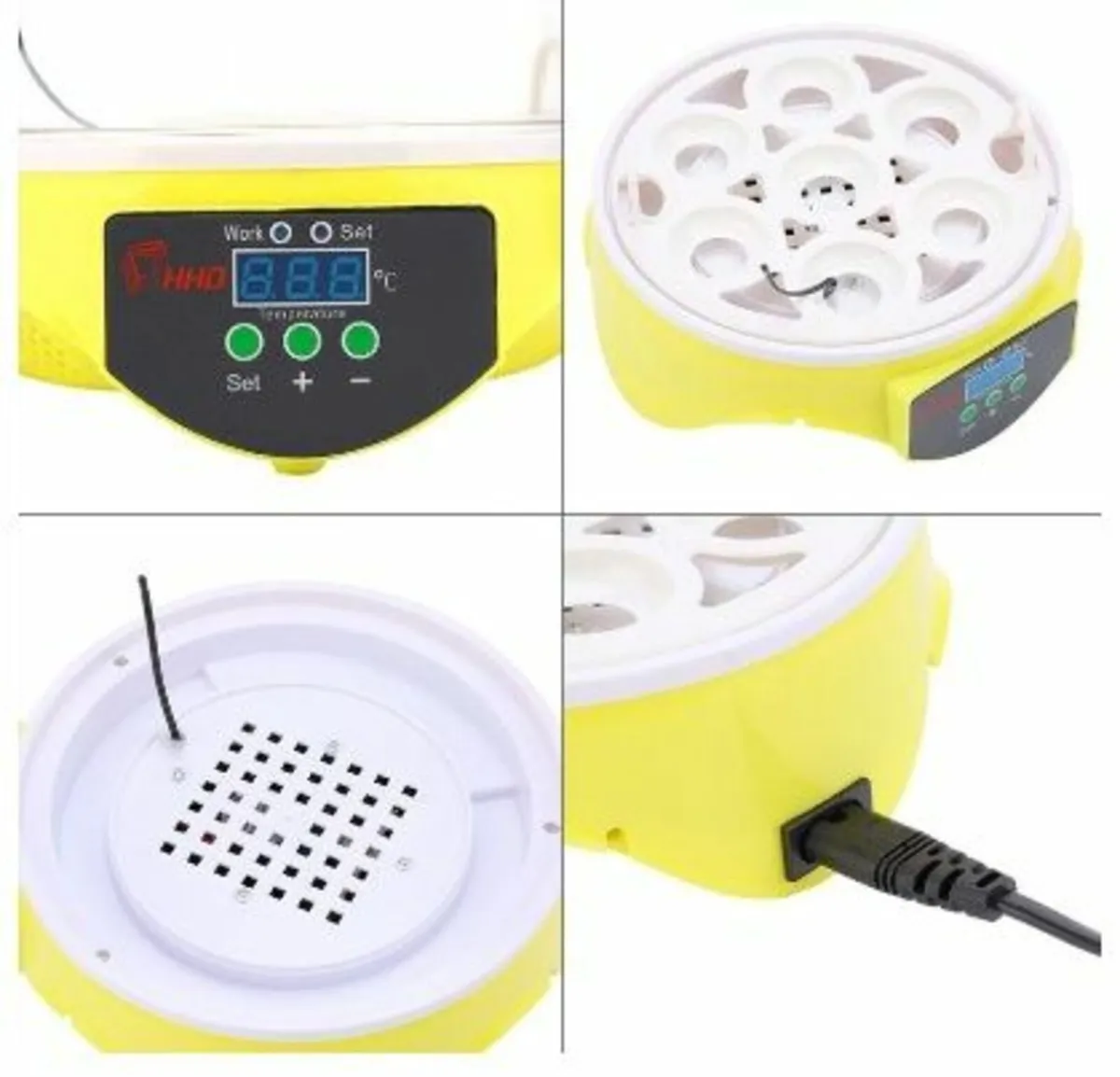 Mini 7 Egg Incubator with Temperature Control - Image 3