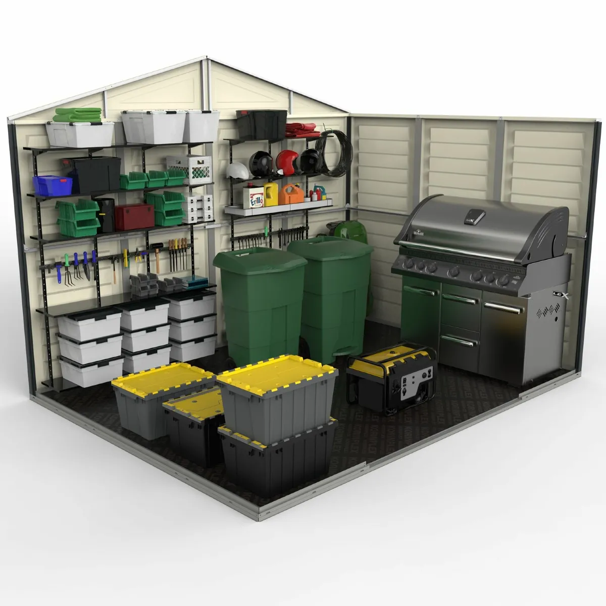 CoolaLiving  WoodBridge PLUS II 10.5×8 Sheds - Image 2