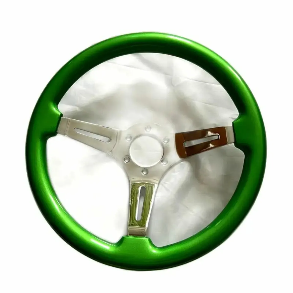 PB Steering Wheel Wood Steering Logs Wheel - Image 3