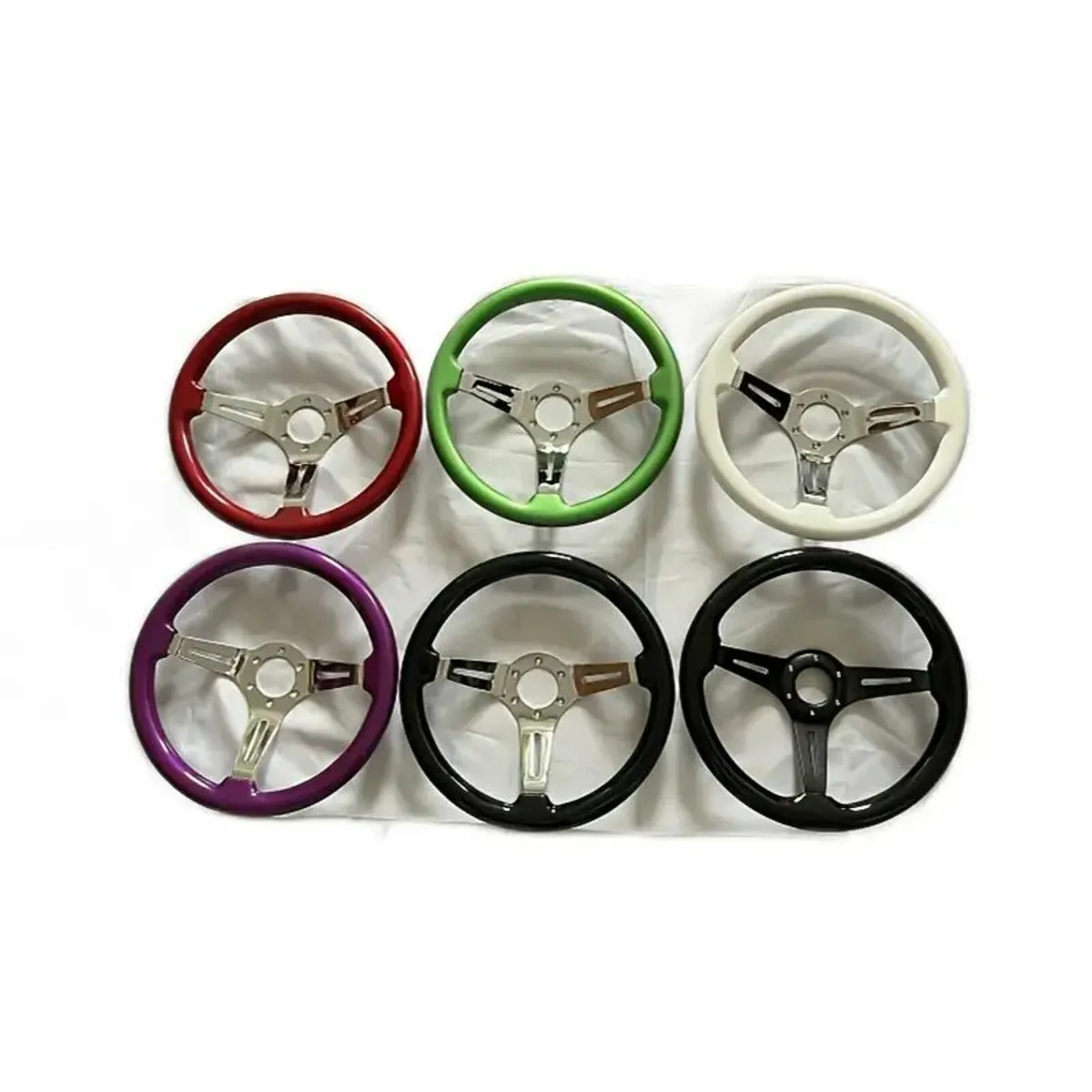 PB Steering Wheel Wood Steering Logs Wheel - Image 4