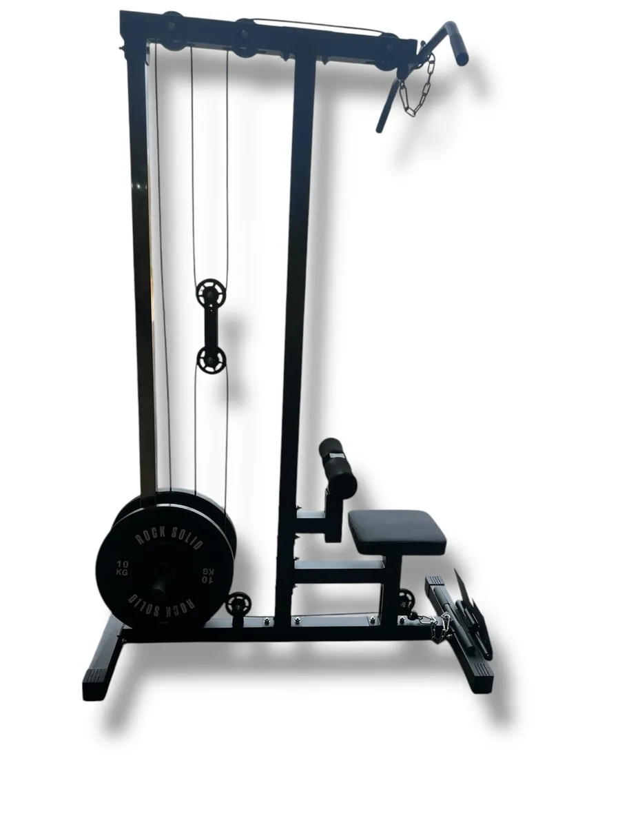 Lat pulldown / low row combo machine (new) - Image 1