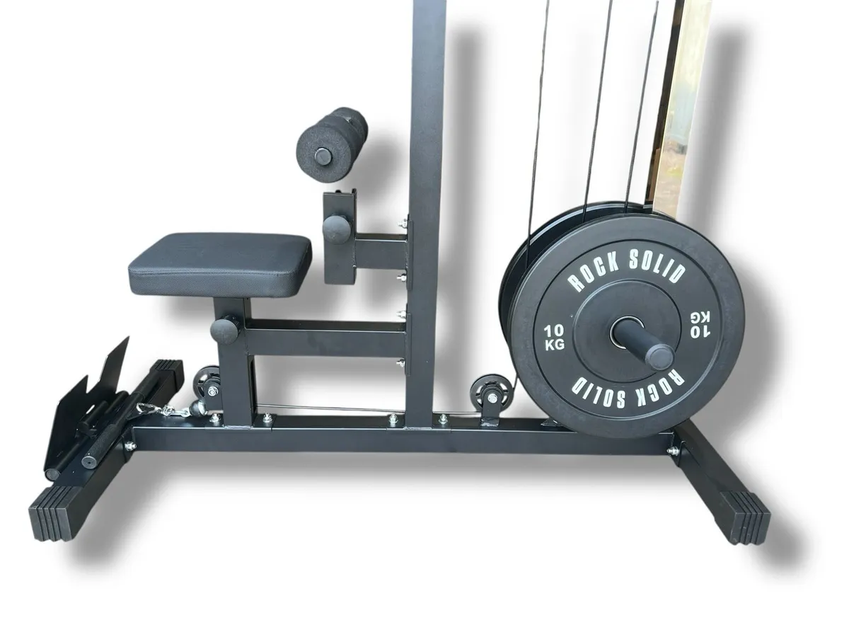 Lat pulldown / low row combo machine (new) - Image 4