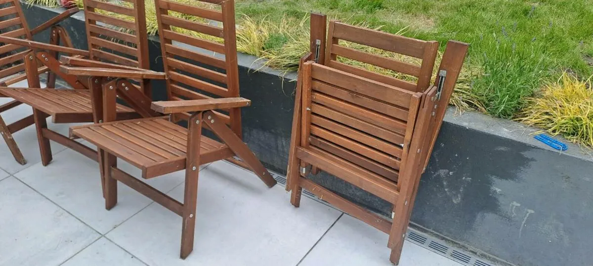 Garden Set Furniture Chairs Table - Image 3