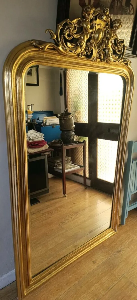 Vintage Gilt Mirror - Image 1