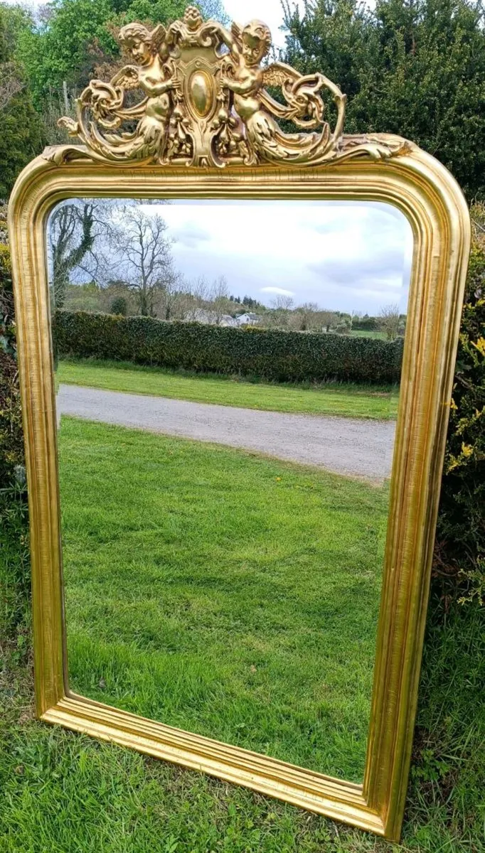 Vintage Gilt Mirror - Image 2