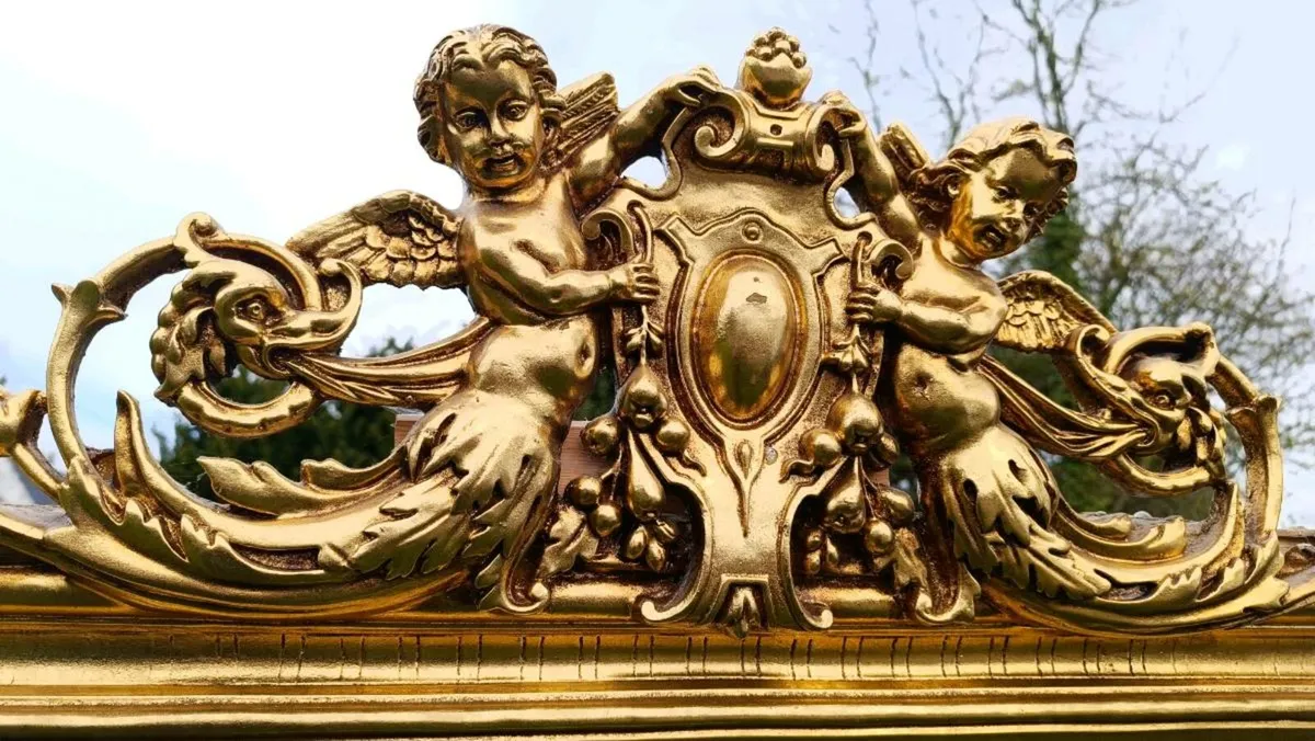 Vintage Gilt Mirror - Image 4