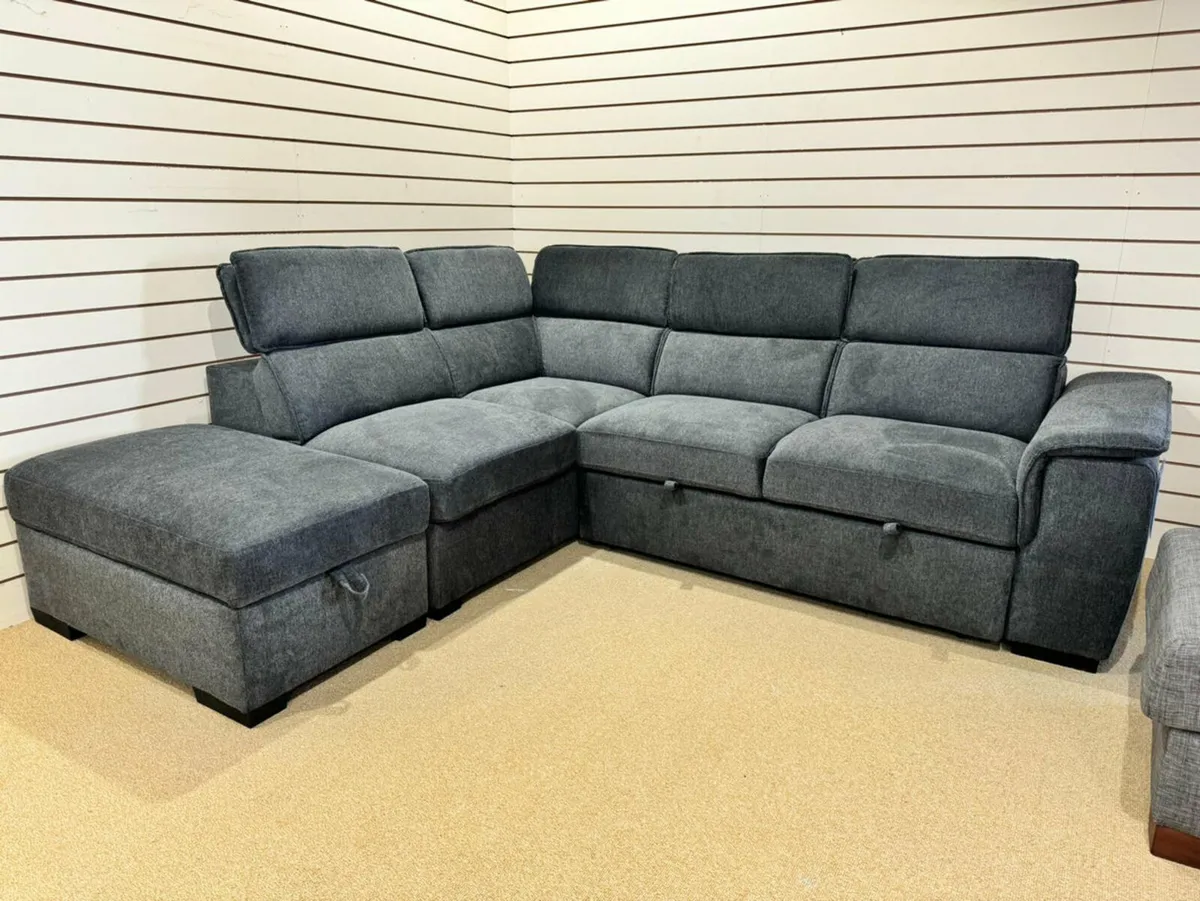 Brand new Prague corner sofa beds reduced